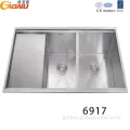 Kitchenware SUS 304 Stainless Steel Handmade Kitchen Sink Factory